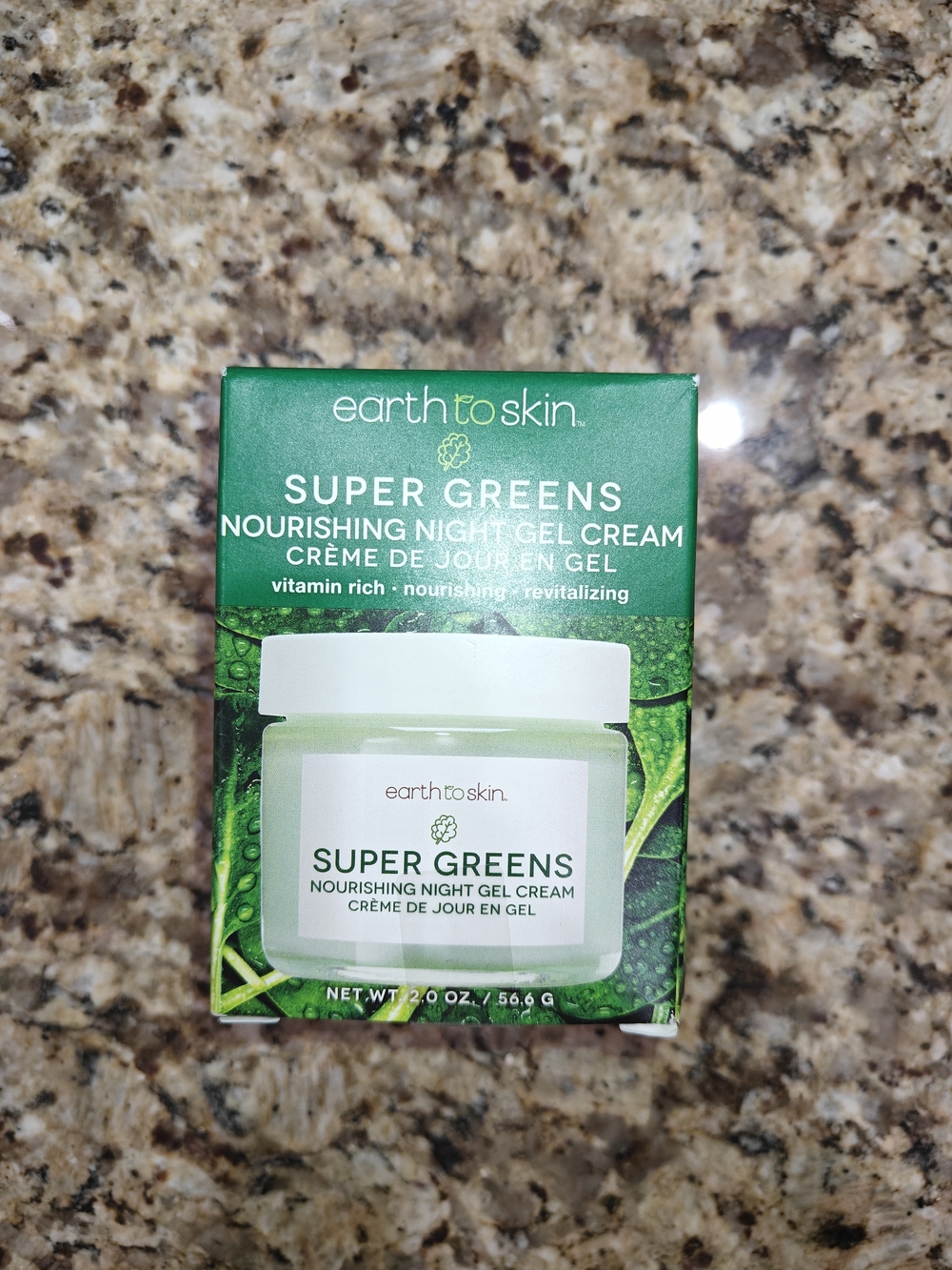 earthtoskin Super Greens Nourishing Night Gel Cream